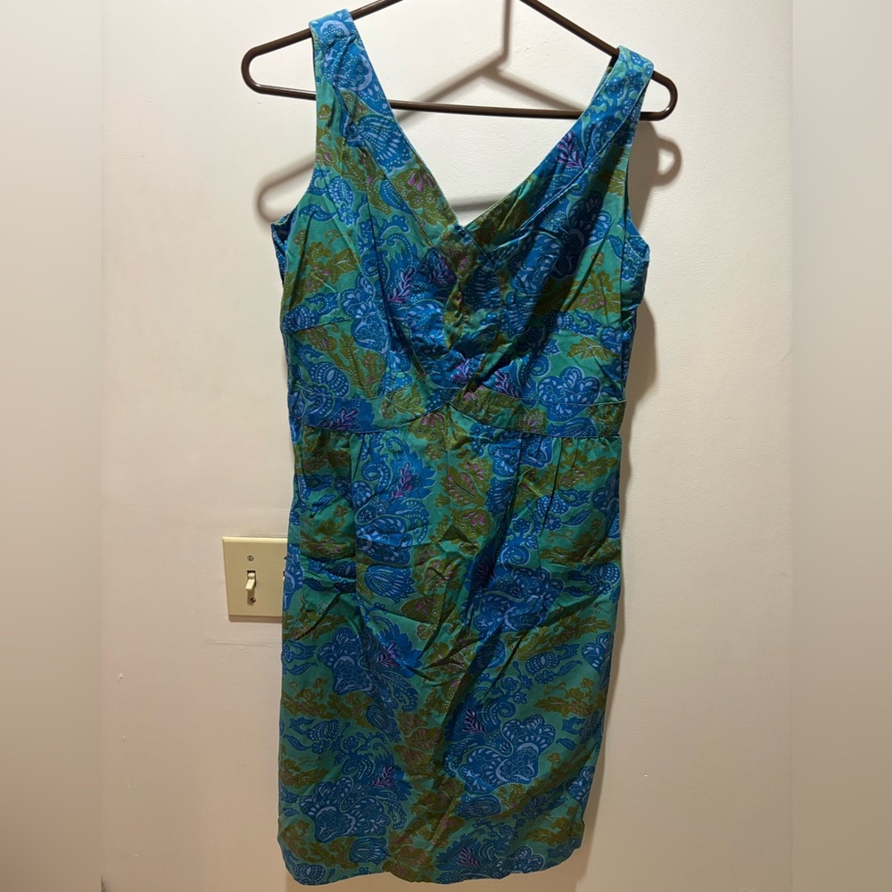 Vintage 60s Design Thai Cotton Paisley Dress
